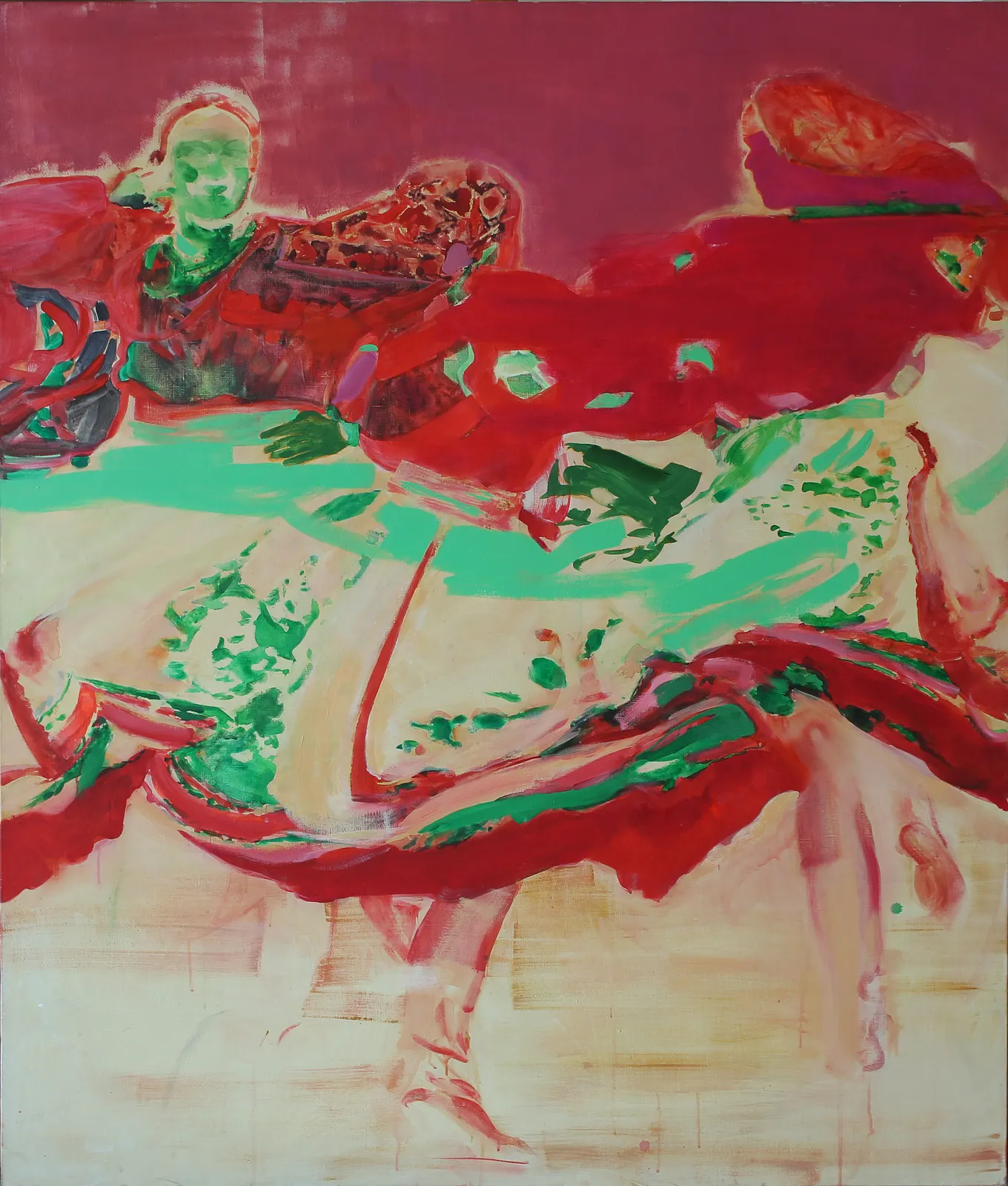 Зображення "Oksana Tytenko “Dance, Part 1” , , acrylic on canvas, 165 × 140 cm „Tanz“,  „Tanz“, Teil 1, , , Acryl auf Leinwand, 165×140" від Оксана Титенко , медіум: Painting , серія: Dance 