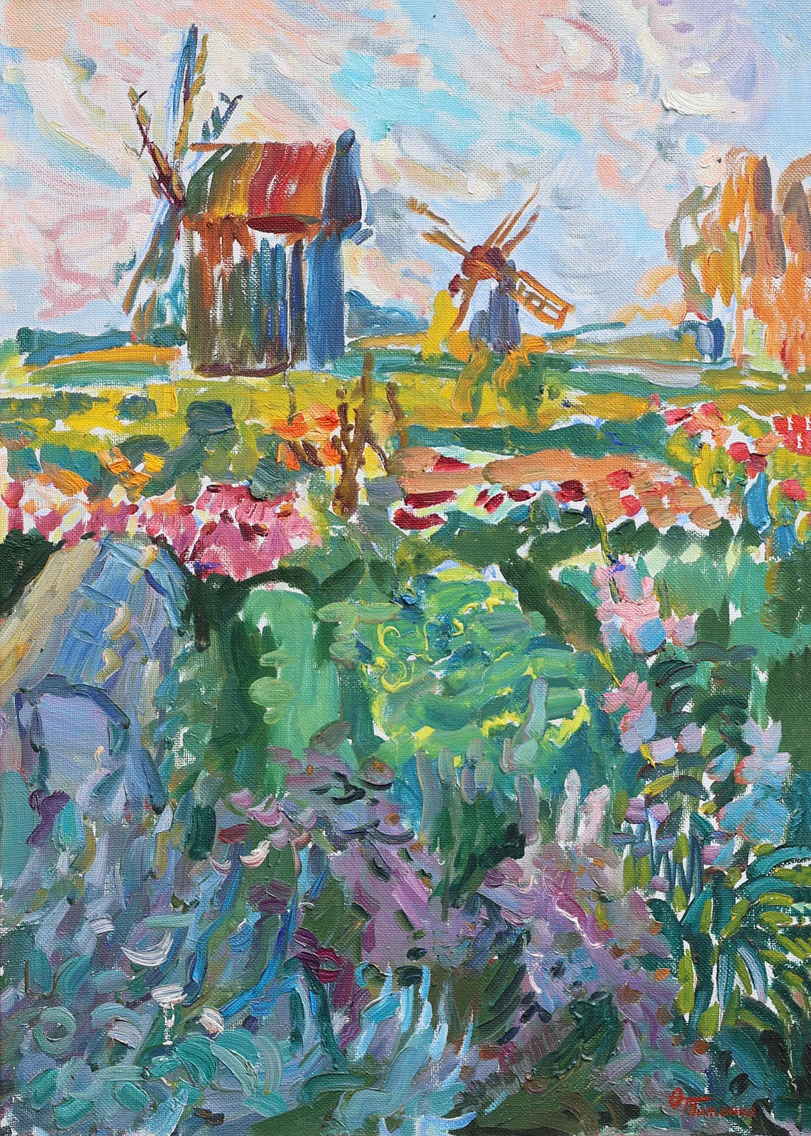 Зображення ""Pereiaslav-Khmelnytskyi", oil on canvas,  70x50 " від Оксана Титенко , розмір: 70x50 cm, медіум: Painting , серія: Пейзаж 