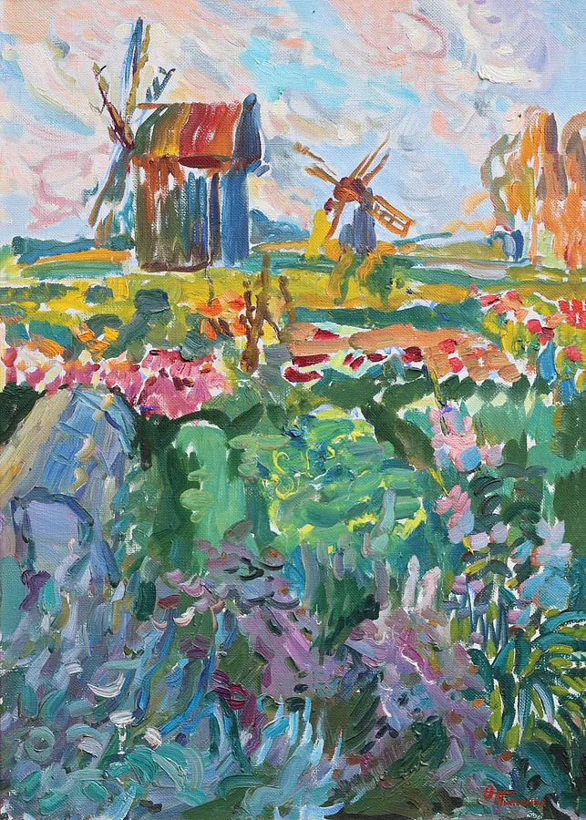 Зображення ""Pereiaslav-Khmelnytskyi", oil on canvas,  70x50 " від Оксана Титенко , розмір: 70x50 cm, медіум: Painting , серія: Пейзаж 
