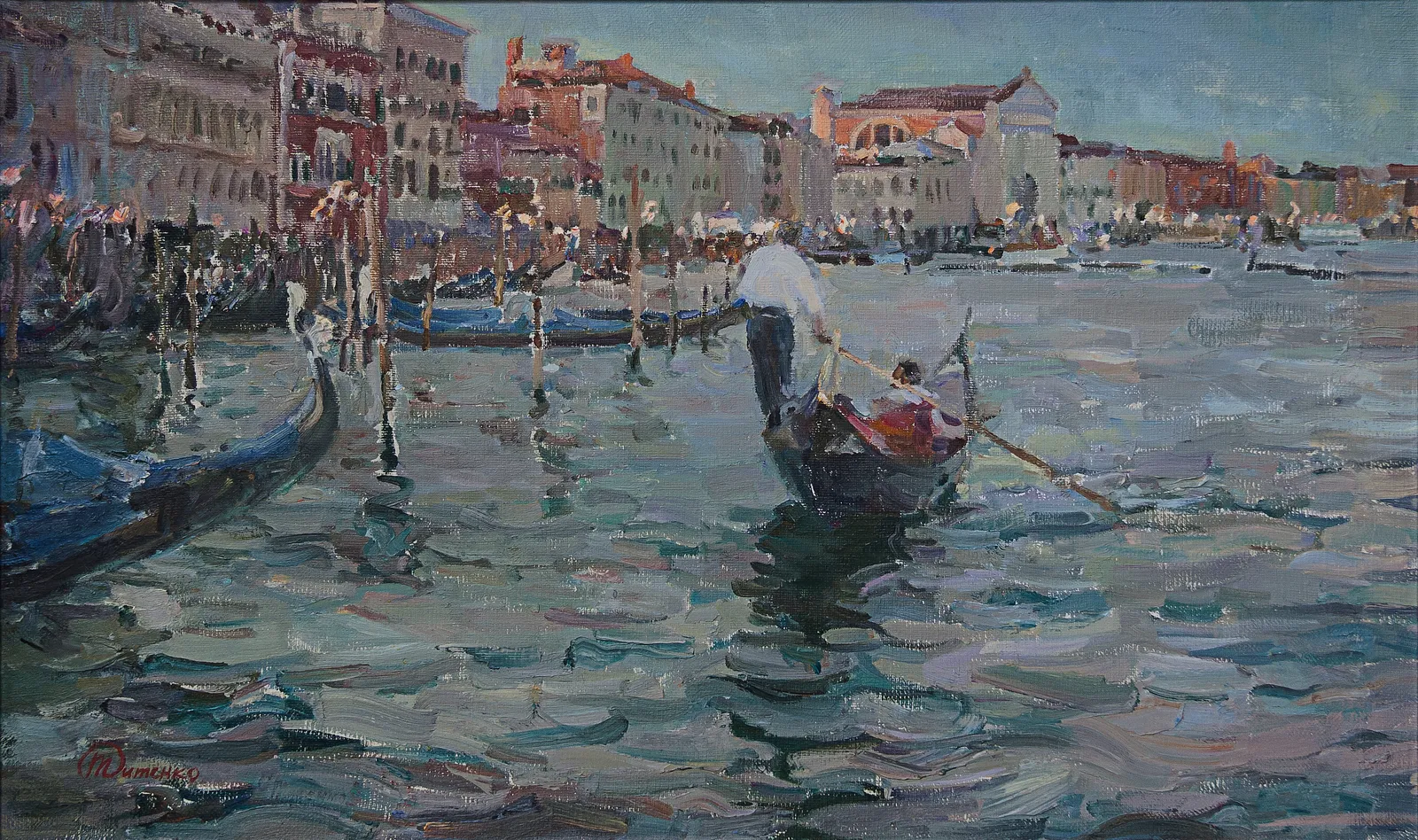Bild von "Evening serenade", oil on canvas, 65х105 cm von Оксана Титенко , Painting  Medium