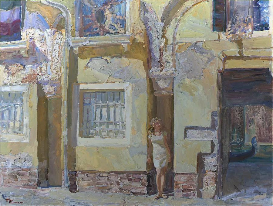 Зображення ""Time flows. Italy", oil on canvas, 90x120 cm" від Оксана Титенко , розмір: 90x120 cm, медіум: Painting 