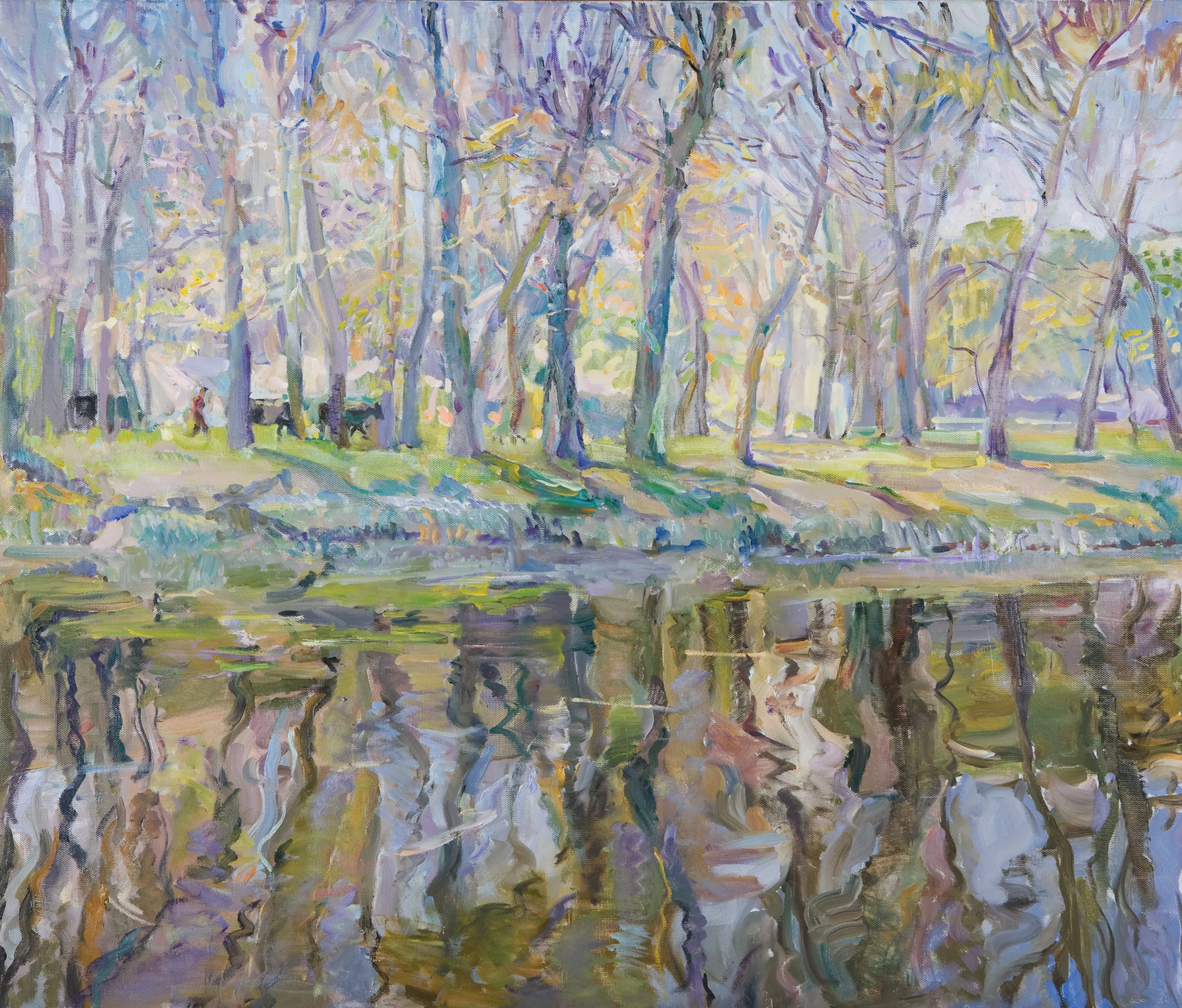 Bild von "Spring"2011, oil on canvas, 85х100 cm von Оксана Титенко , Größe: 85х100 cm, Painting  Medium