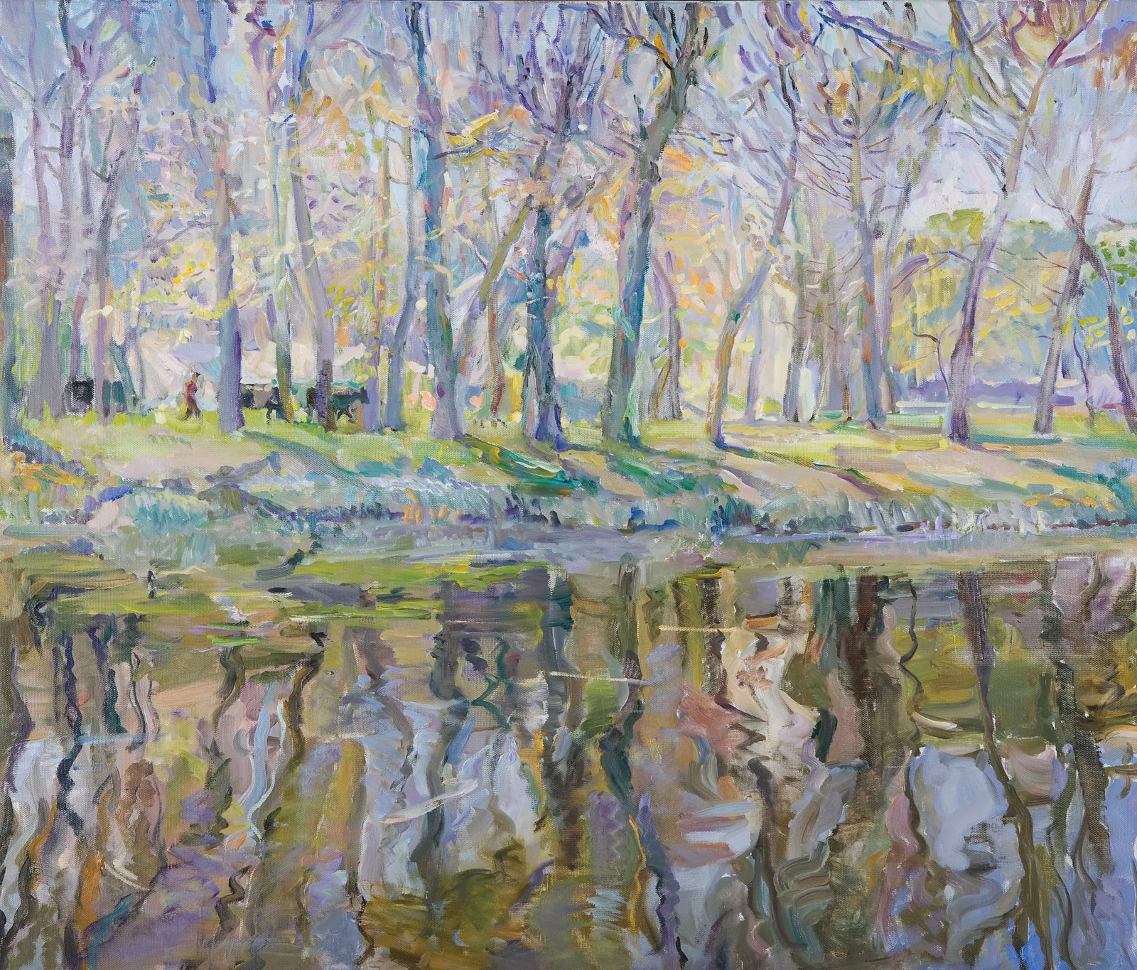 Bild von "Spring"2011, oil on canvas, 85х100 cm von Оксана Титенко , Größe: 85х100 cm, Painting  Medium