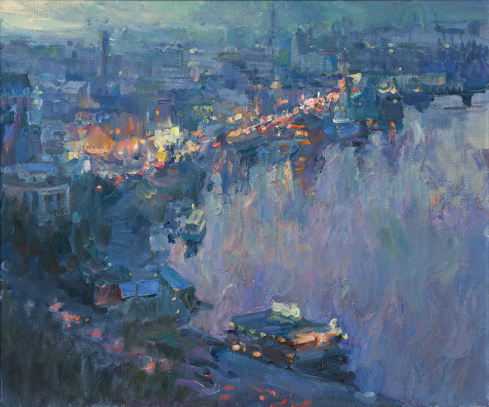 Bild von "Kyiv" 2020, oil on canvas, 80х94 cm von Оксана Титенко , Größe: 80х94 cm, Painting  Medium