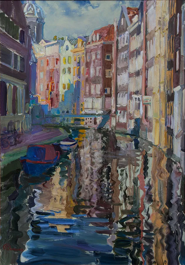 «Colorful Day. Amsterdam» 2022, oil on canvas, 100x70 cm (2026)