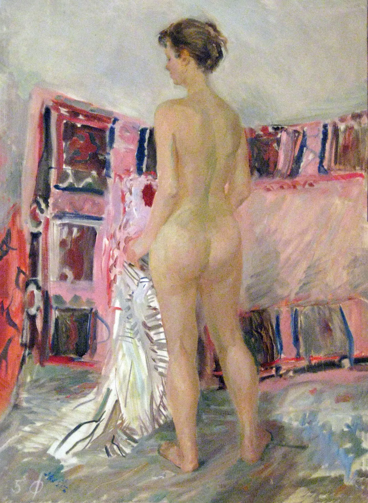 Image of "Naked", oil on canvas 120x105 cm by Оксана Титенко , Painting  medium