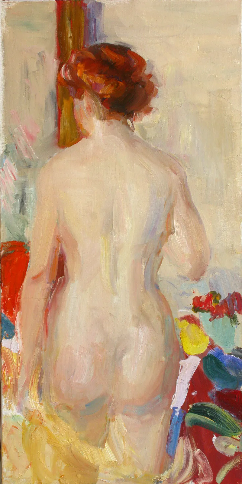 Bild von "Naked" oil on canvas, 100Х50 cm von Оксана Титенко , Größe: 100Х50 cm, Painting  Medium