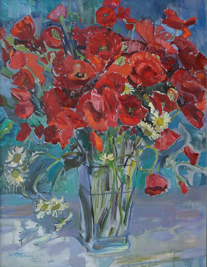 "Summer Flower" 2017, oil on canvas 90х70 cm (2026)