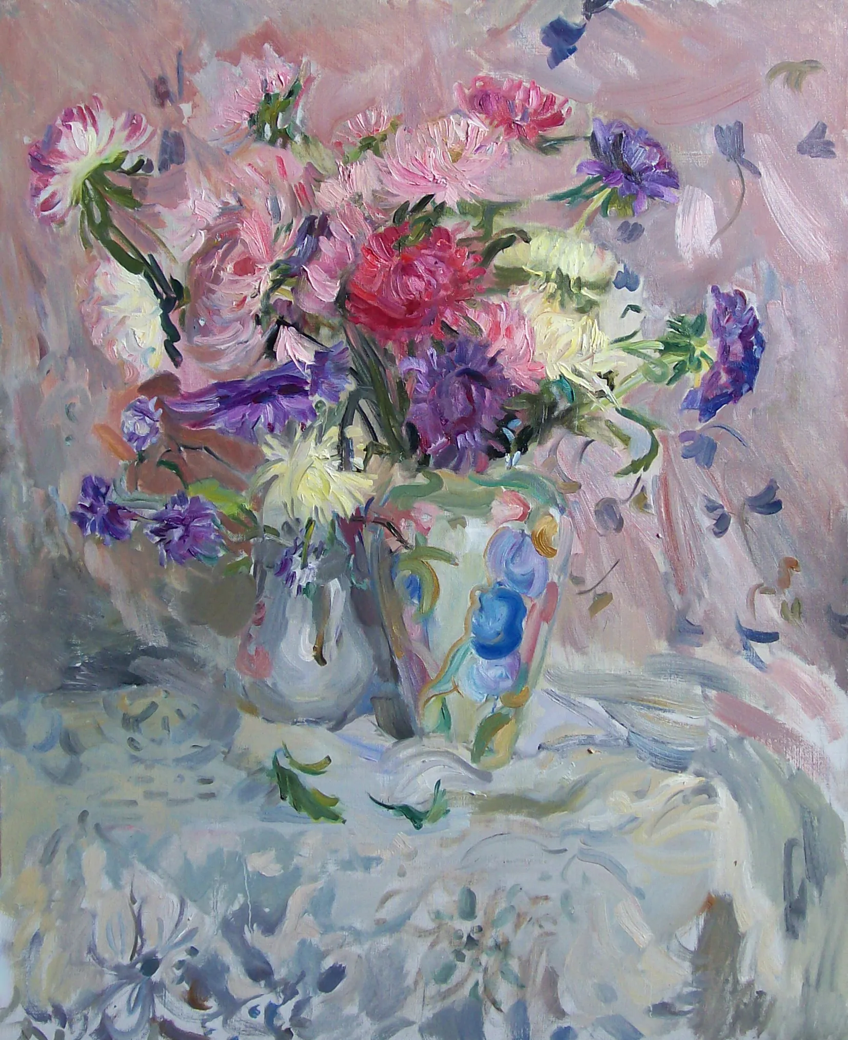 Bild von "Flowers", oil on canvas, 80х65 cm von Оксана Титенко , Größe: 80х65 cm, Painting  Medium