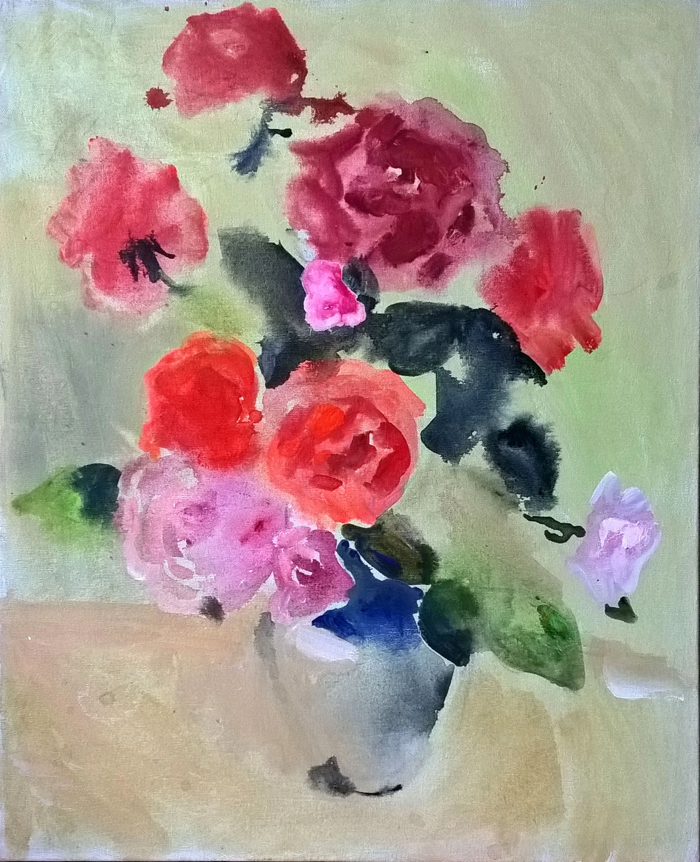Зображення ""Roses", acrylic on canvas,  65х80 cm" від Оксана Титенко , розмір: 65х80 cm, медіум: Painting 